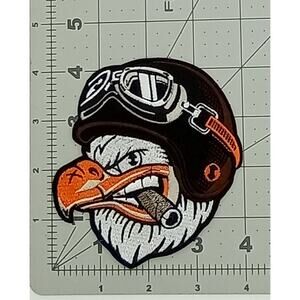 American Eagle Biker Helmet Patch